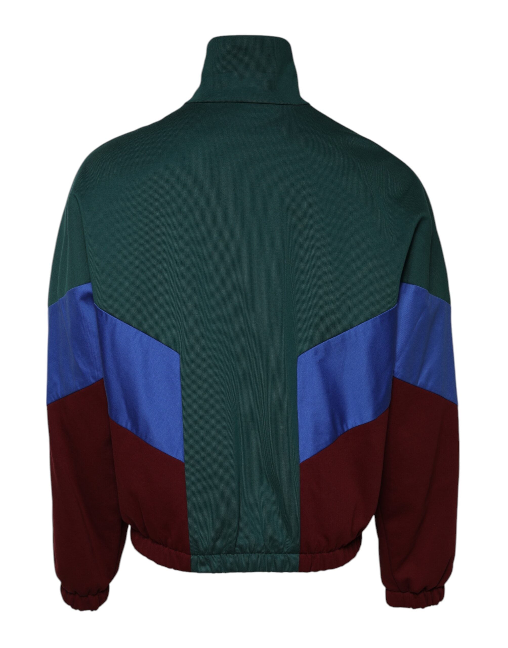 Multicolor Cotton Logo Full Zip Jacket - ventzia