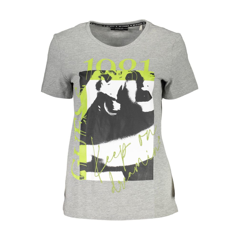 Gray Cotton Unisex T-Shirt - ventzia