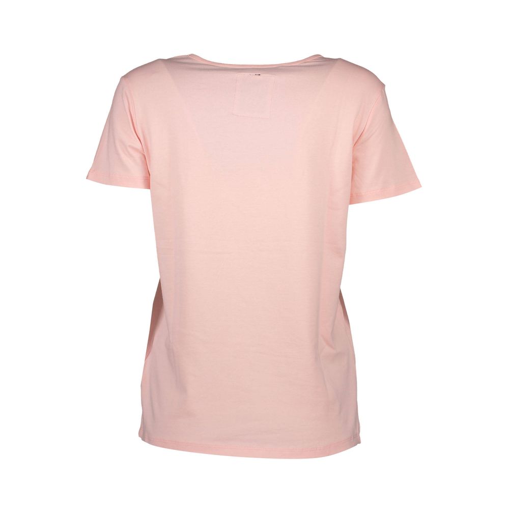Pink Cotton Unisex T-Shirt - ventzia