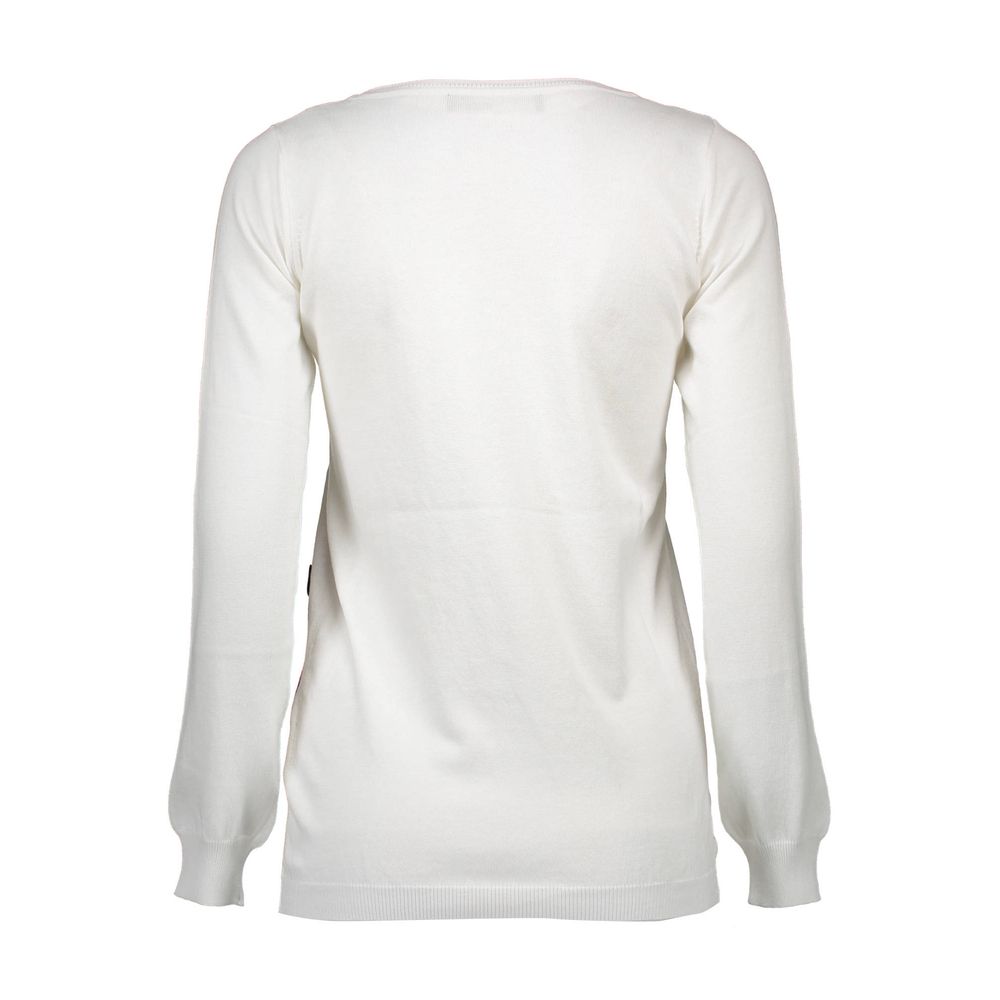 White Other Fibres Women Sweater - ventzia