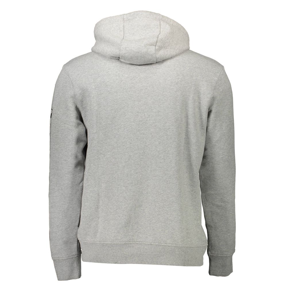 Gray Cotton Men Sweater - ventzia