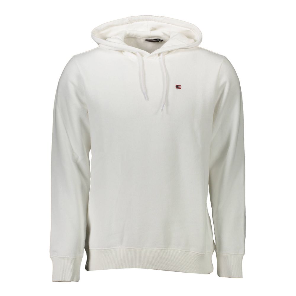 White Cotton Men Sweater - ventzia