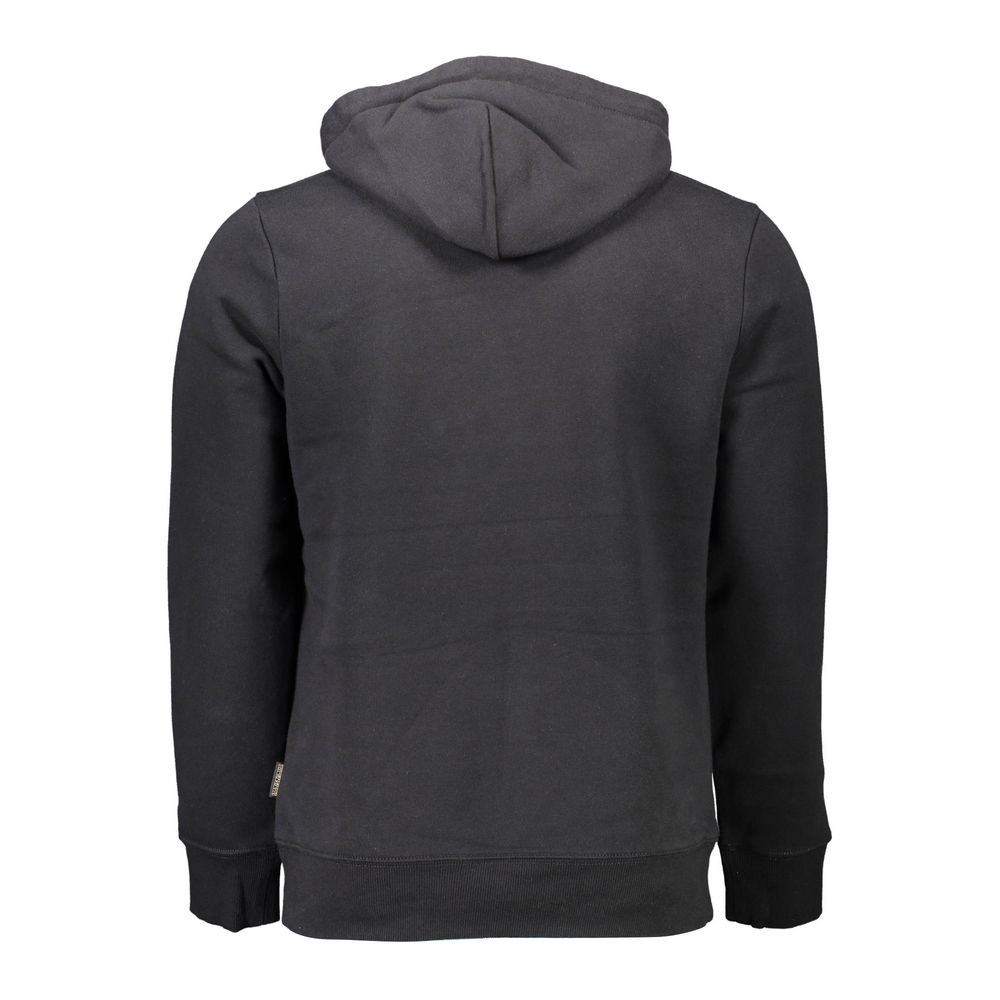 Black Cotton Men Sweater - ventzia