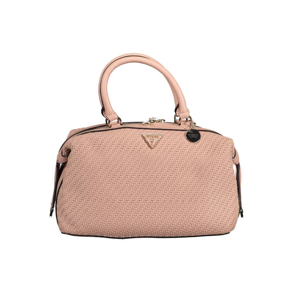 Pink Polyethylene Handbag