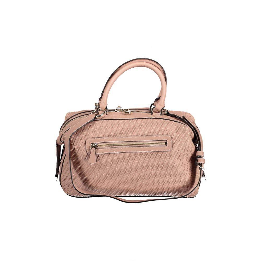 Pink Polyethylene Handbag