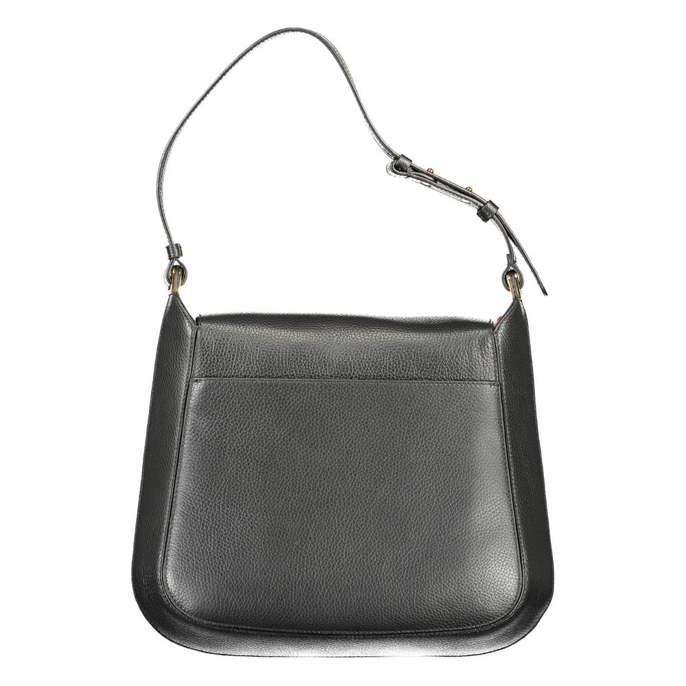 Black Leather Women Handbag - ventzia