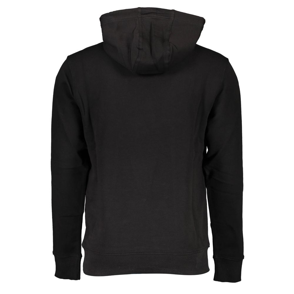 Black Cotton Men's Sweatshirt - ventzia