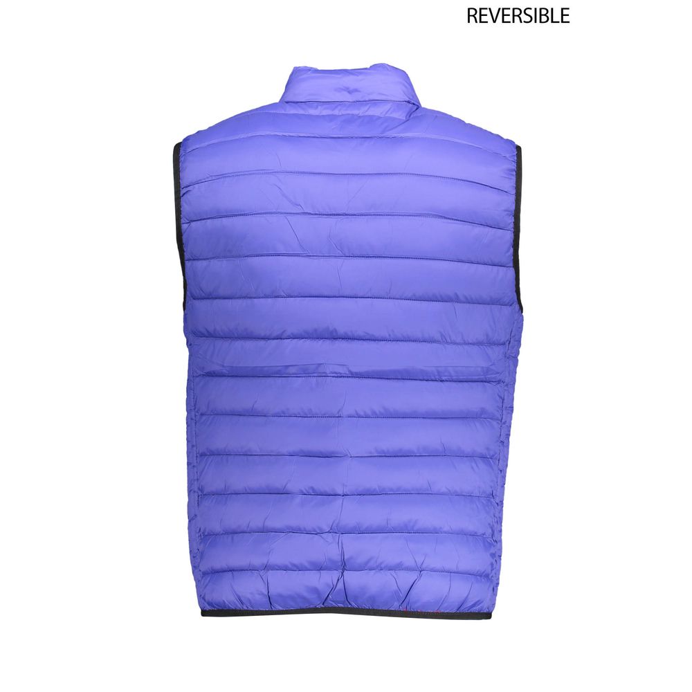 Blue Nylon Men Jacket - ventzia