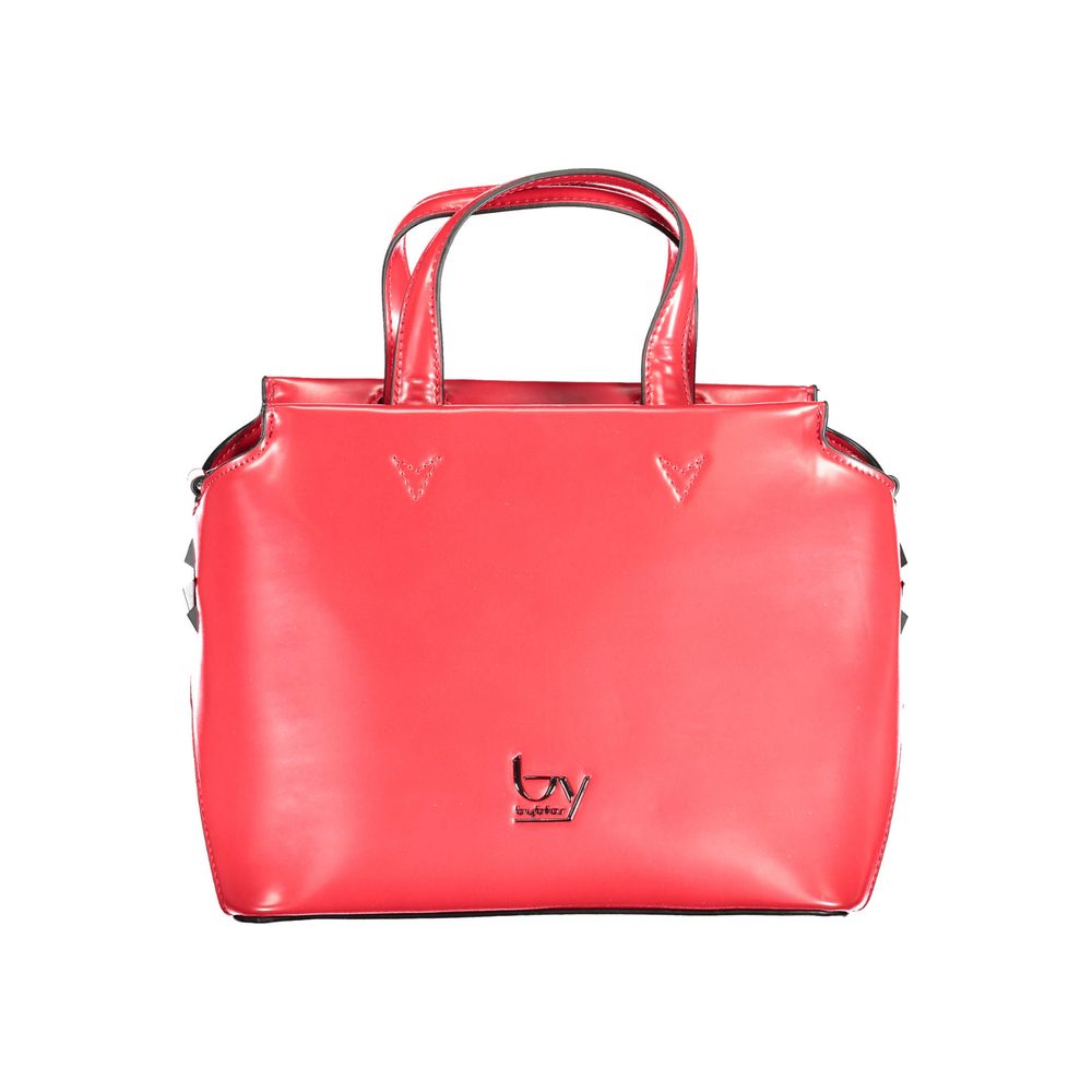 Red Polyethylene Women Handbag - ventzia