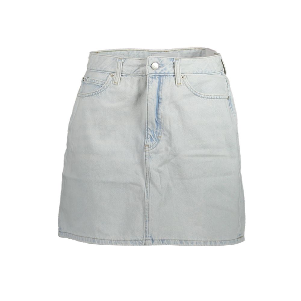 Azzurro Cotton Women Skirt - ventzia