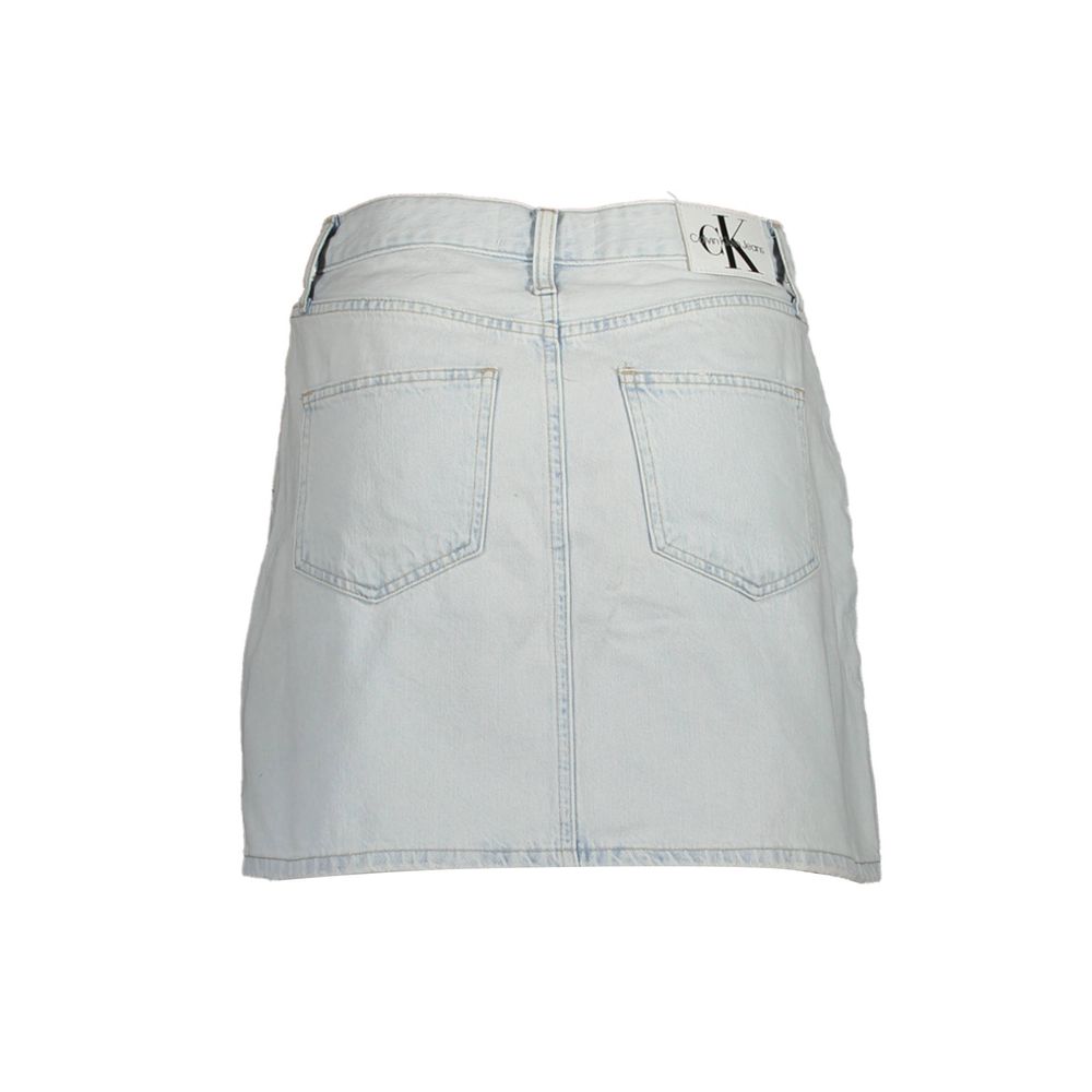 Azzurro Cotton Women Skirt - ventzia