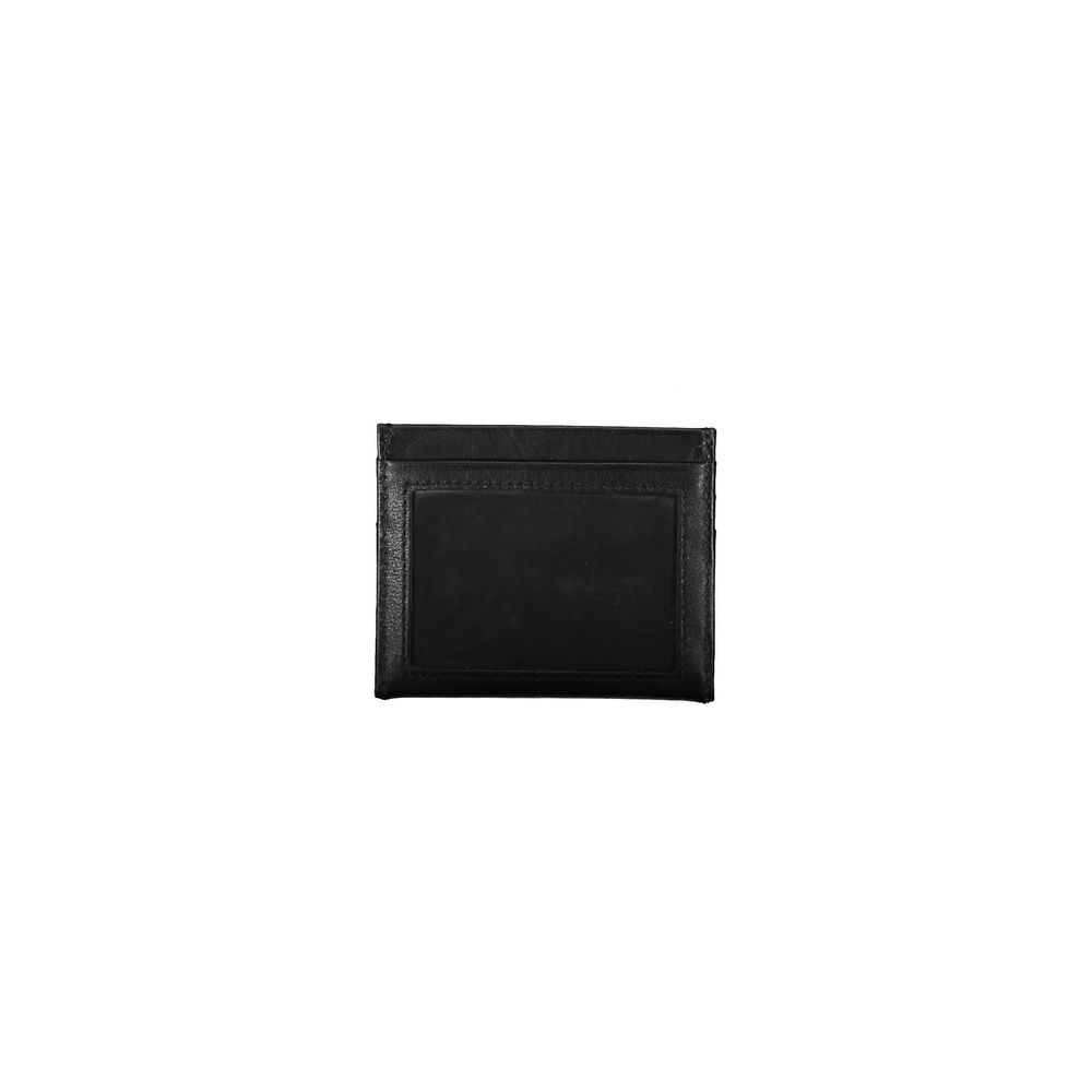 Black Leather Men Wallet - ventzia