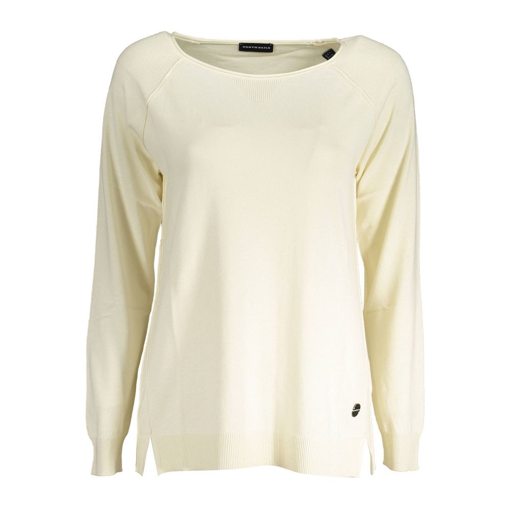 Bianco Viscosa Women Sweater - ventzia