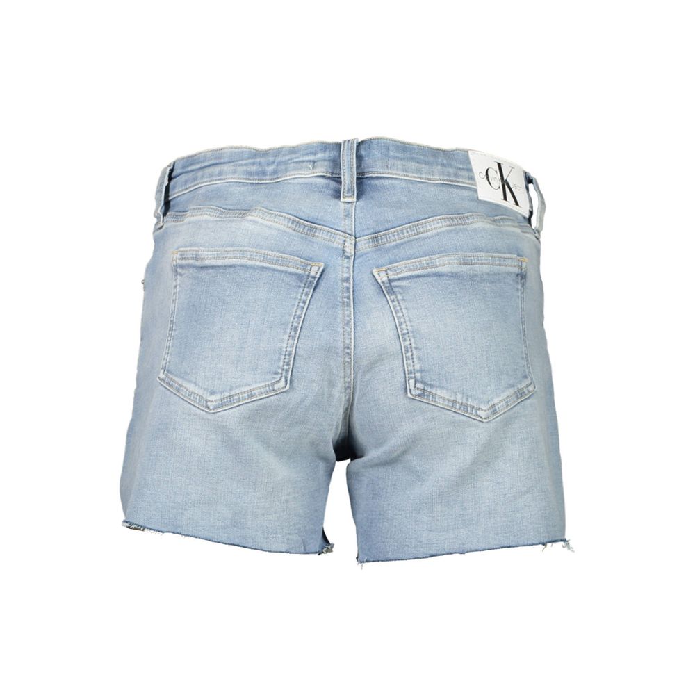 Azzurro Cotton Women's Shorts - ventzia