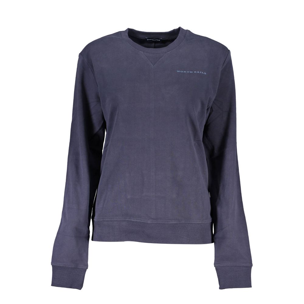 Blu Cotton Womens Sweatshirt - ventzia