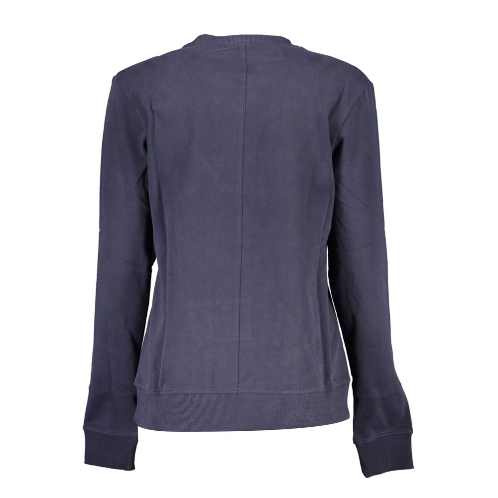 Blu Cotton Womens Sweatshirt - ventzia