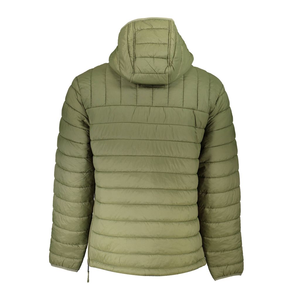 Green Polyamide Men Jacket - ventzia