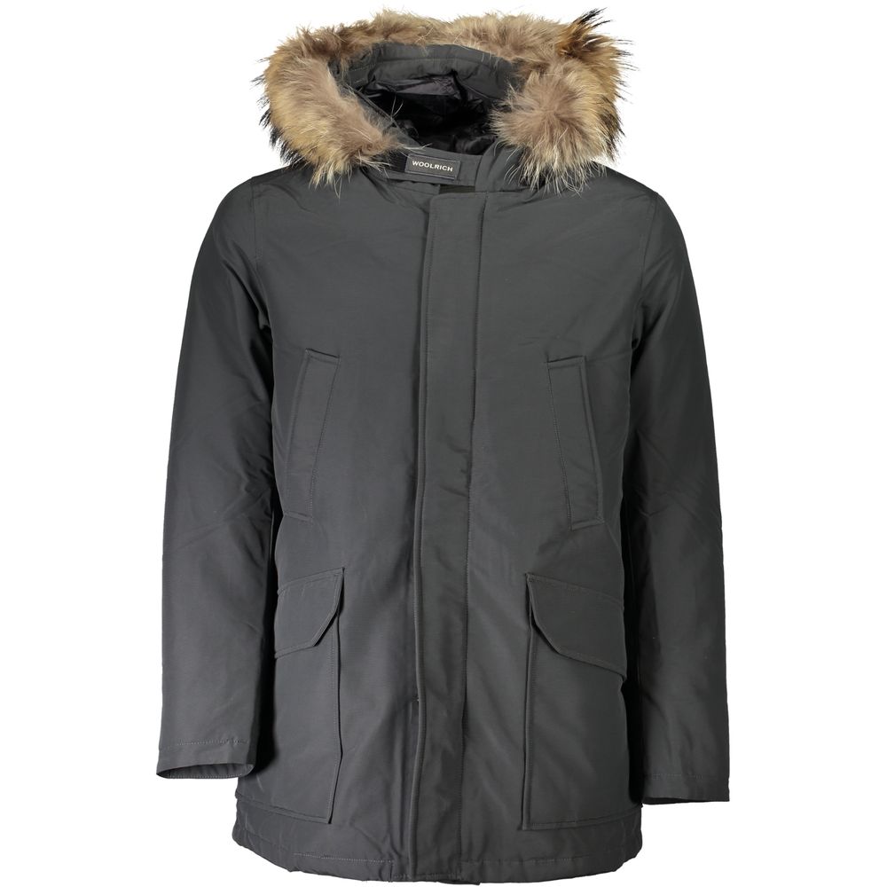 Gray Cotton Men's Jacket - ventzia