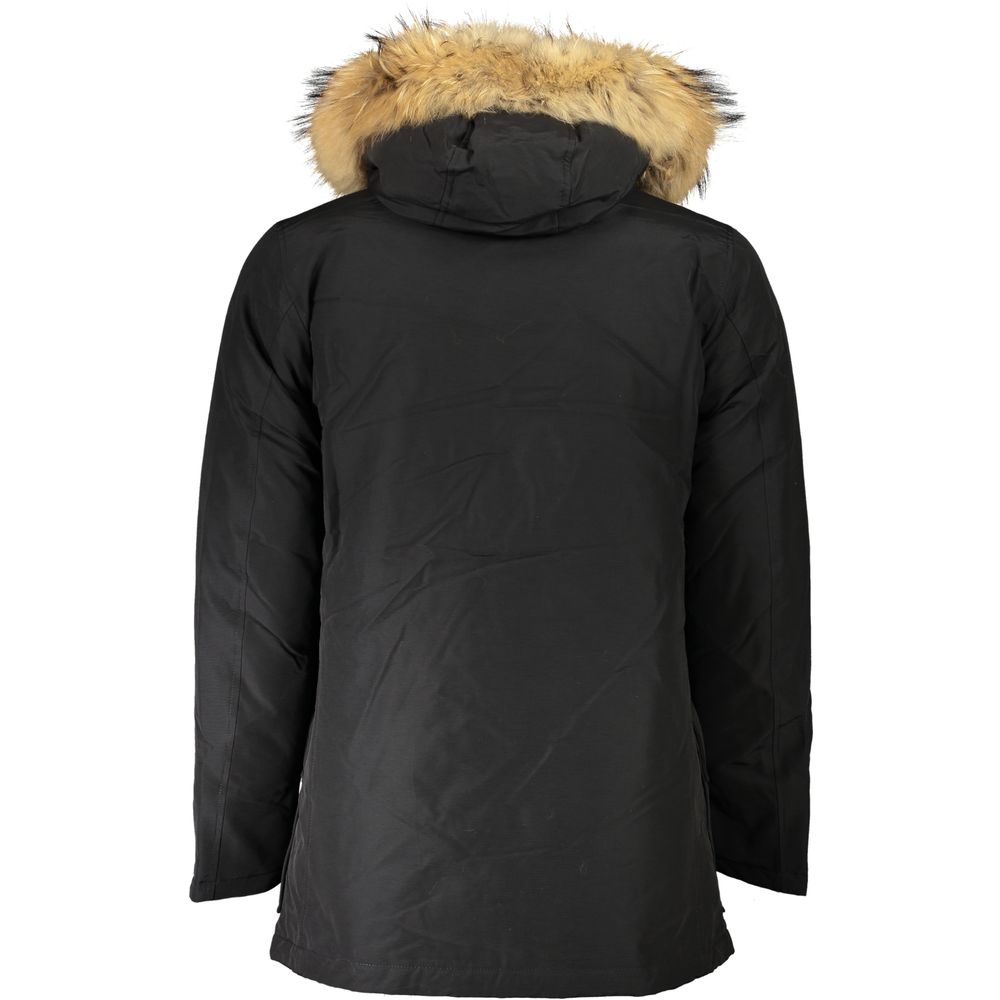 Black Cotton Men Jacket - ventzia