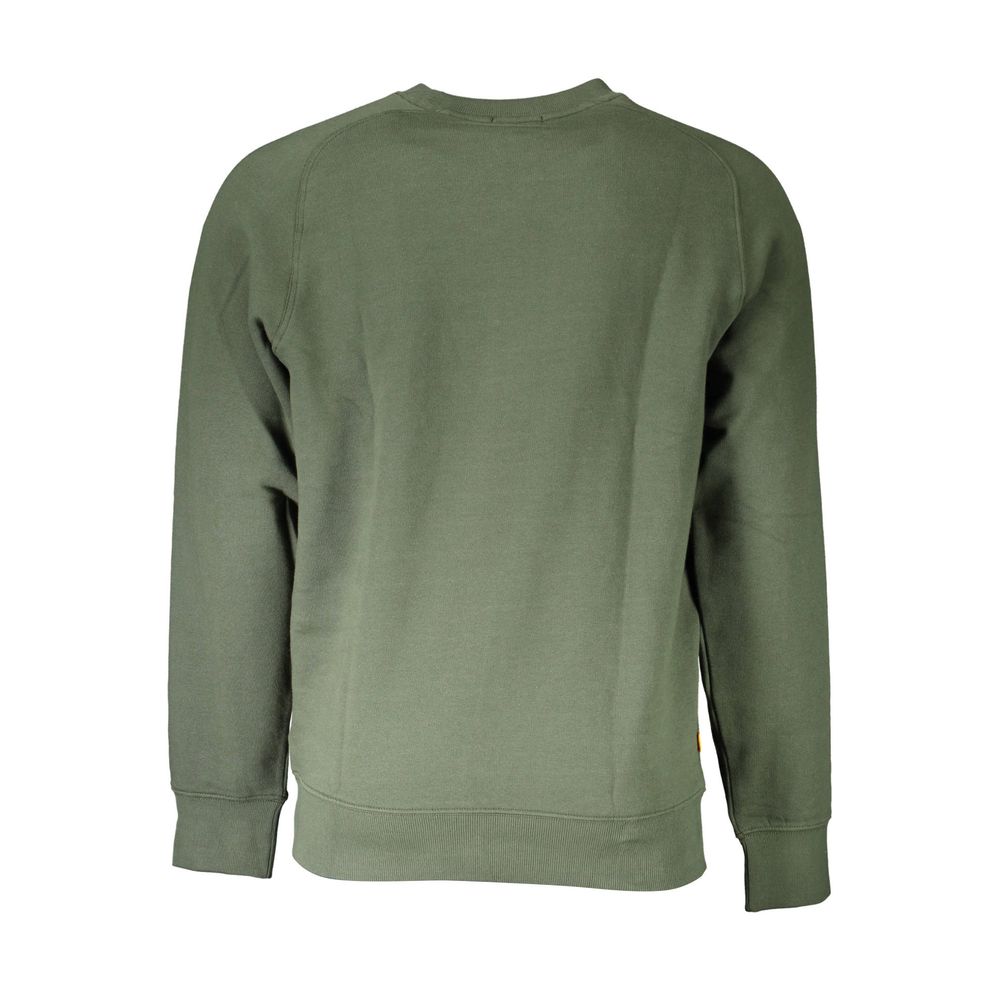 Green Cotton Mens Sweater - ventzia