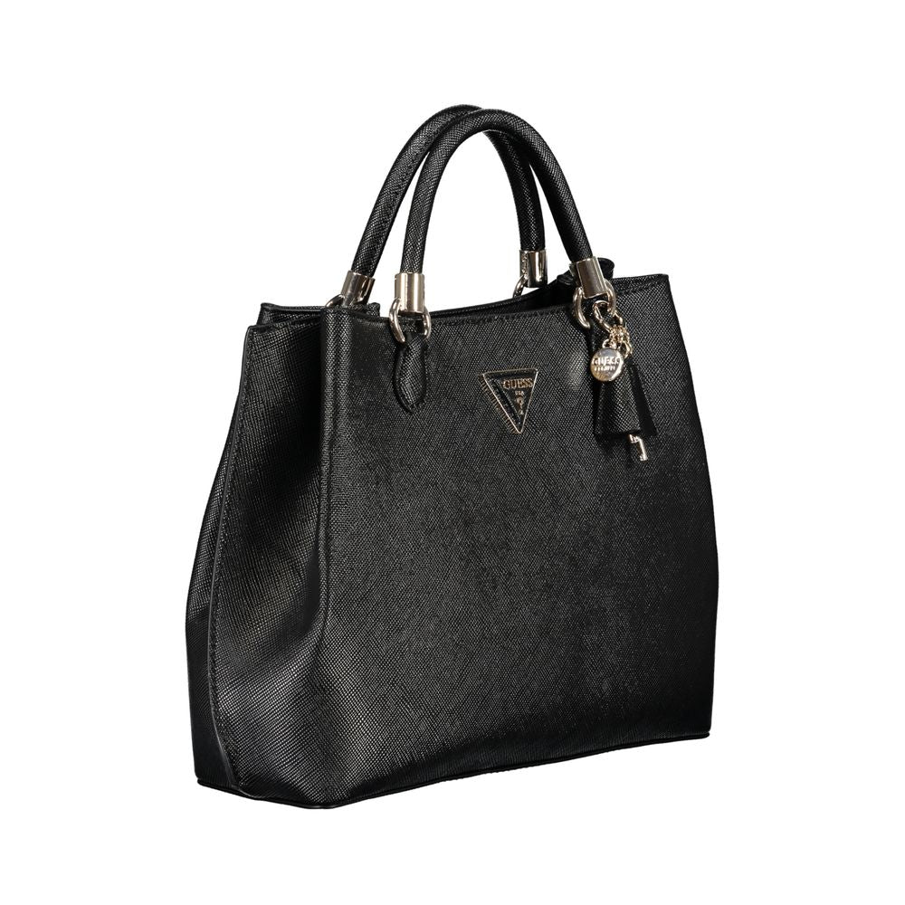 Black Polyethylene Handbag - ventzia