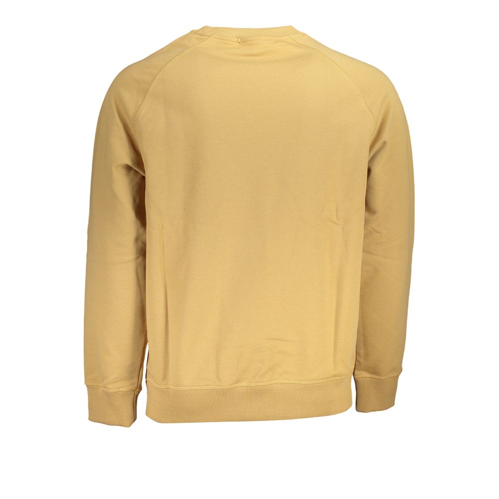 Beige Cotton Men Sweater - ventzia