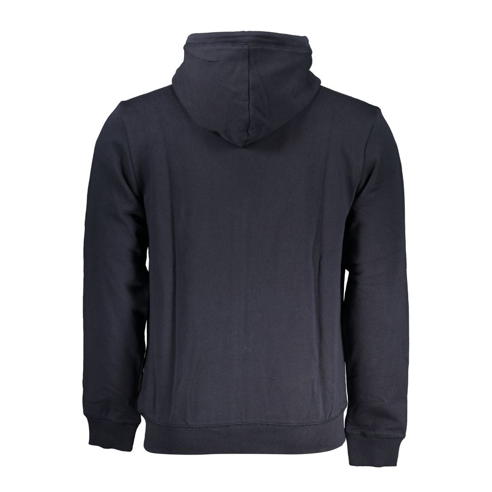 Blue Cotton Men Sweater - ventzia