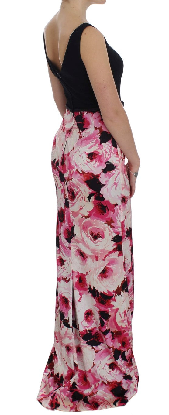 Floral Elegance Sheath Long Dress - ventzia