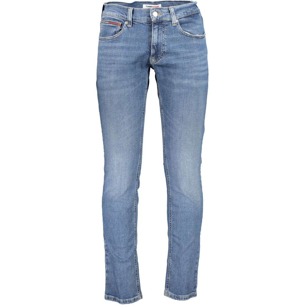 Blue Cotton Jeans Denim