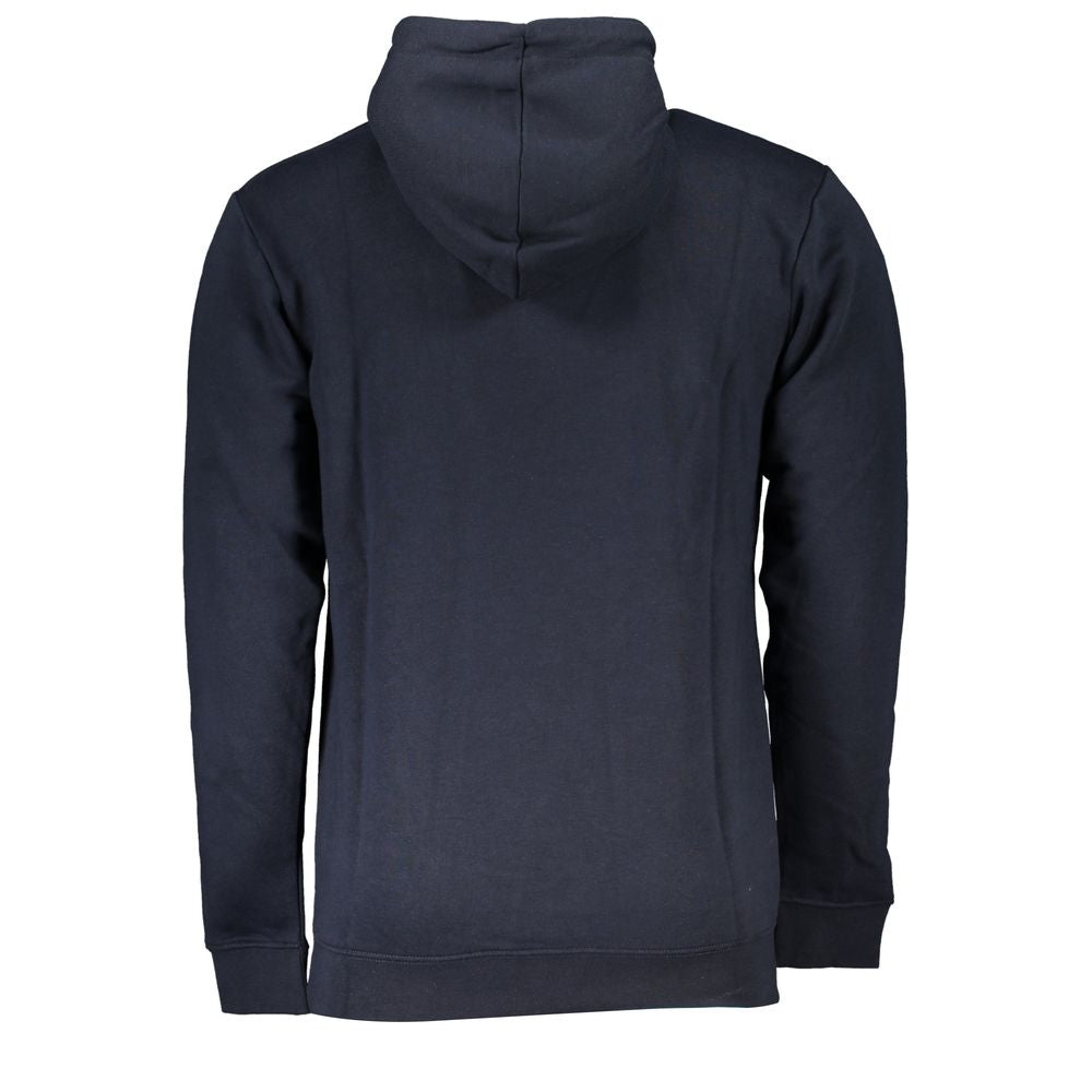 Blue Cotton Men Sweater - ventzia
