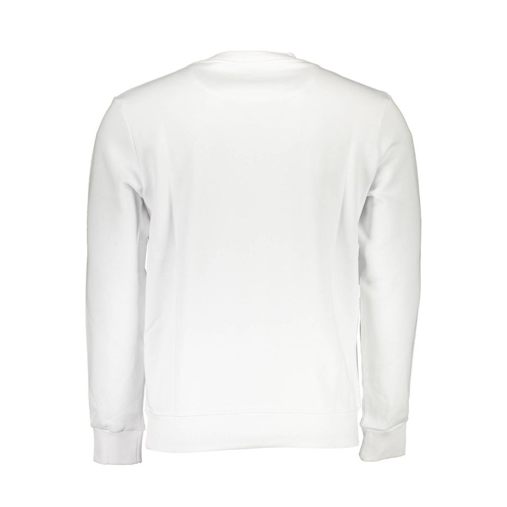 White Cotton Men Sweatshirt - ventzia