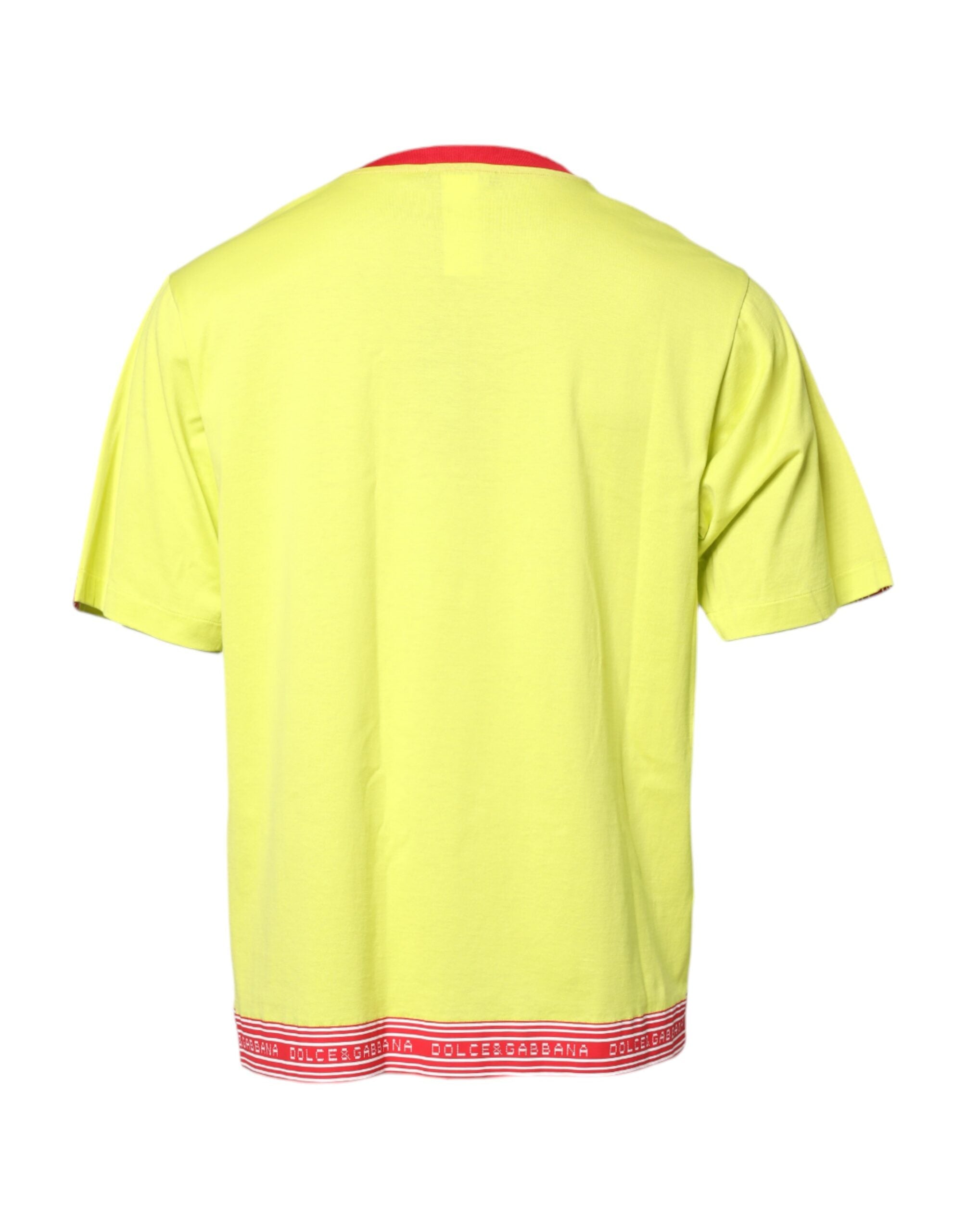 Green Cotton 85 Patch Crew Neck T-shirt - ventzia
