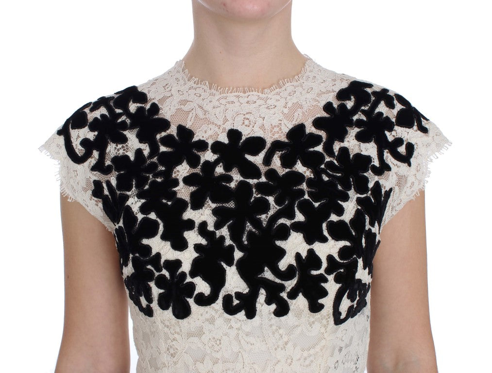 Elegant Floral Lace Cap Sleeve Maxi Dress - ventzia