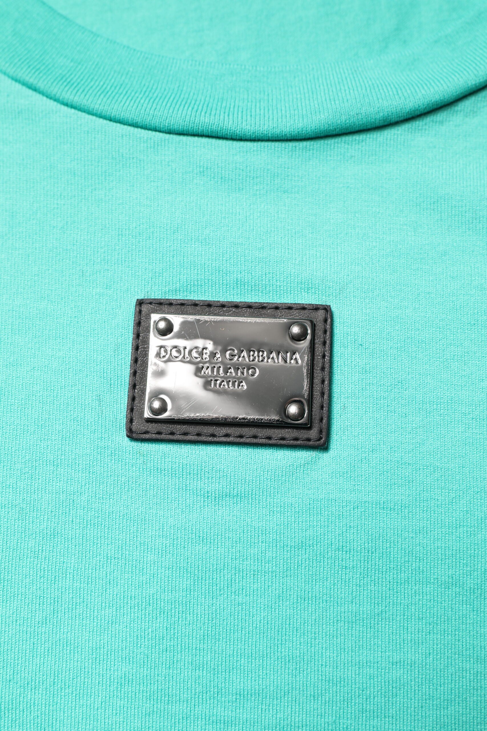Green Sleeveless Logo Round Neck T-shirt - ventzia