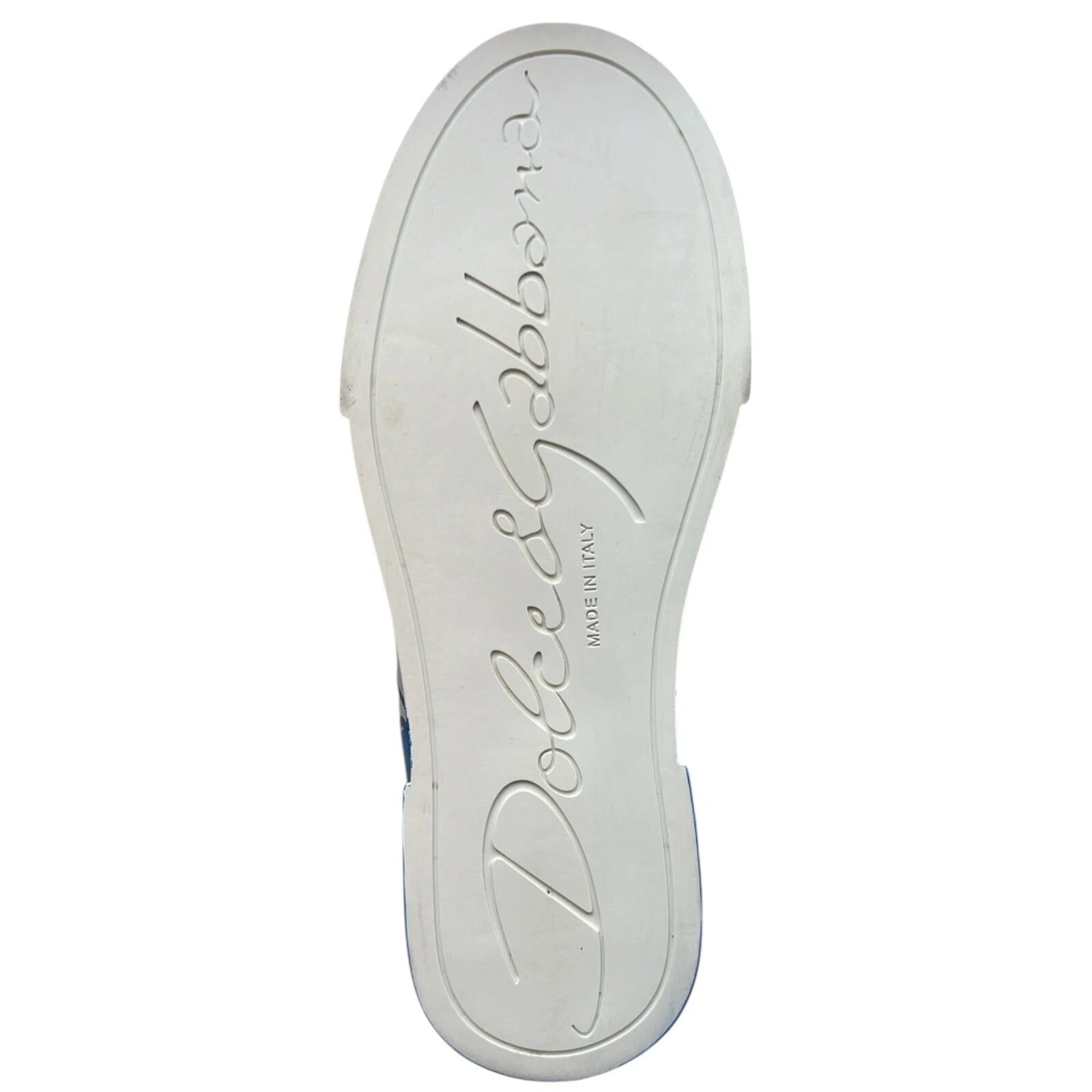 White Blue Logo Portofino Sneakers Shoes - ventzia