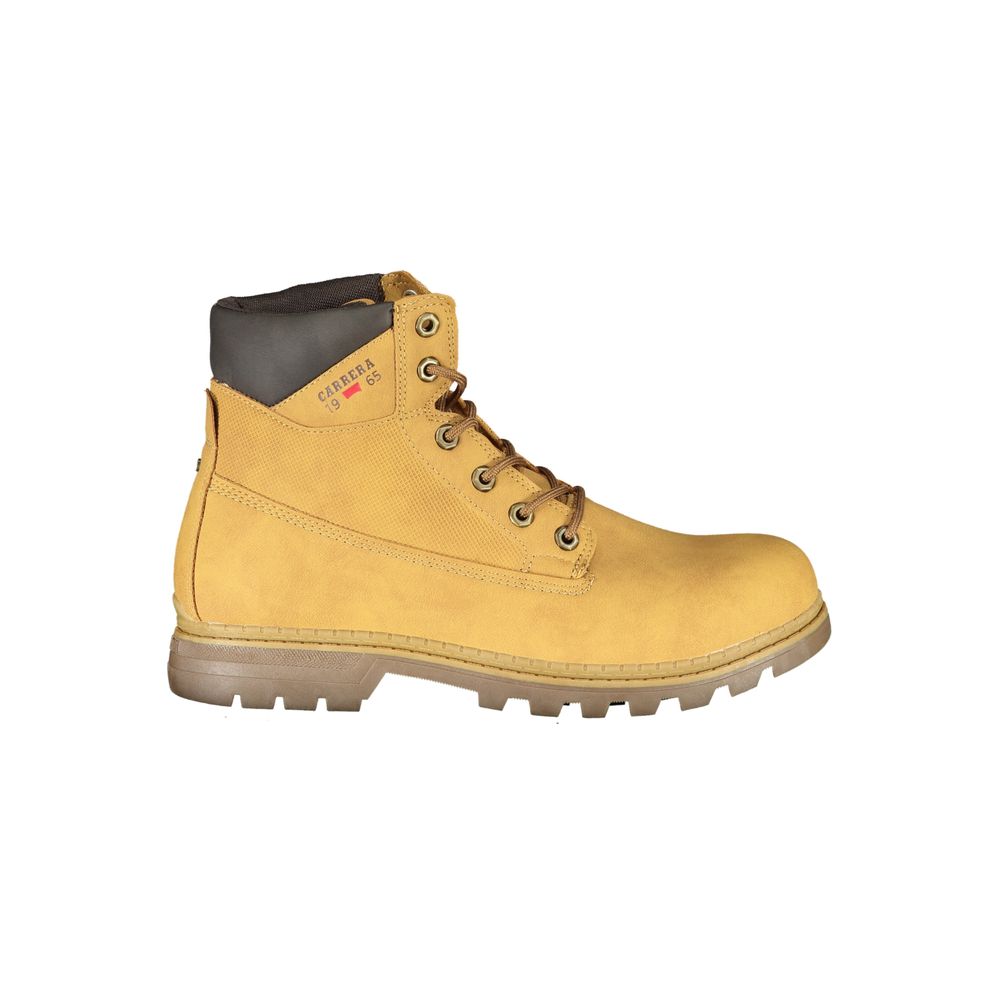 Giallo Polyurethane Men Ankle Boot - ventzia