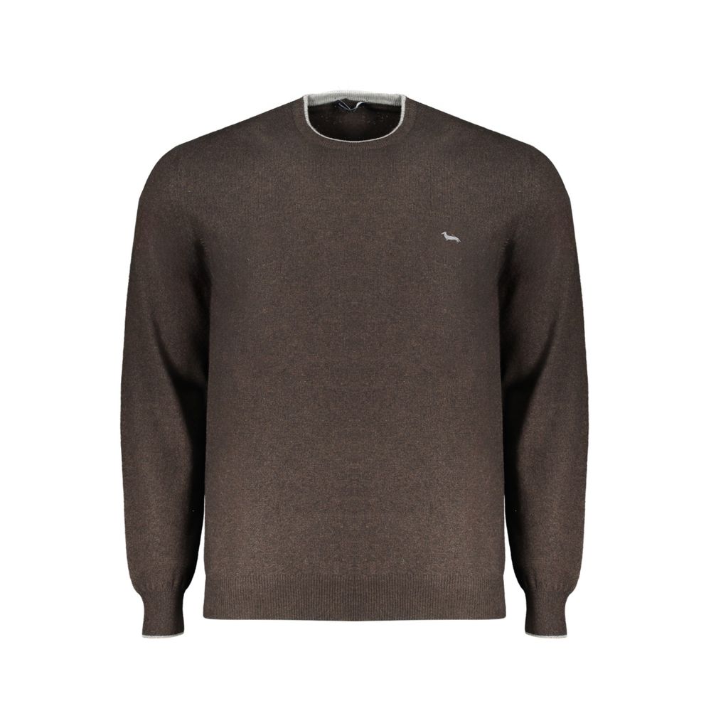 Marrone Wool Men Sweater - ventzia