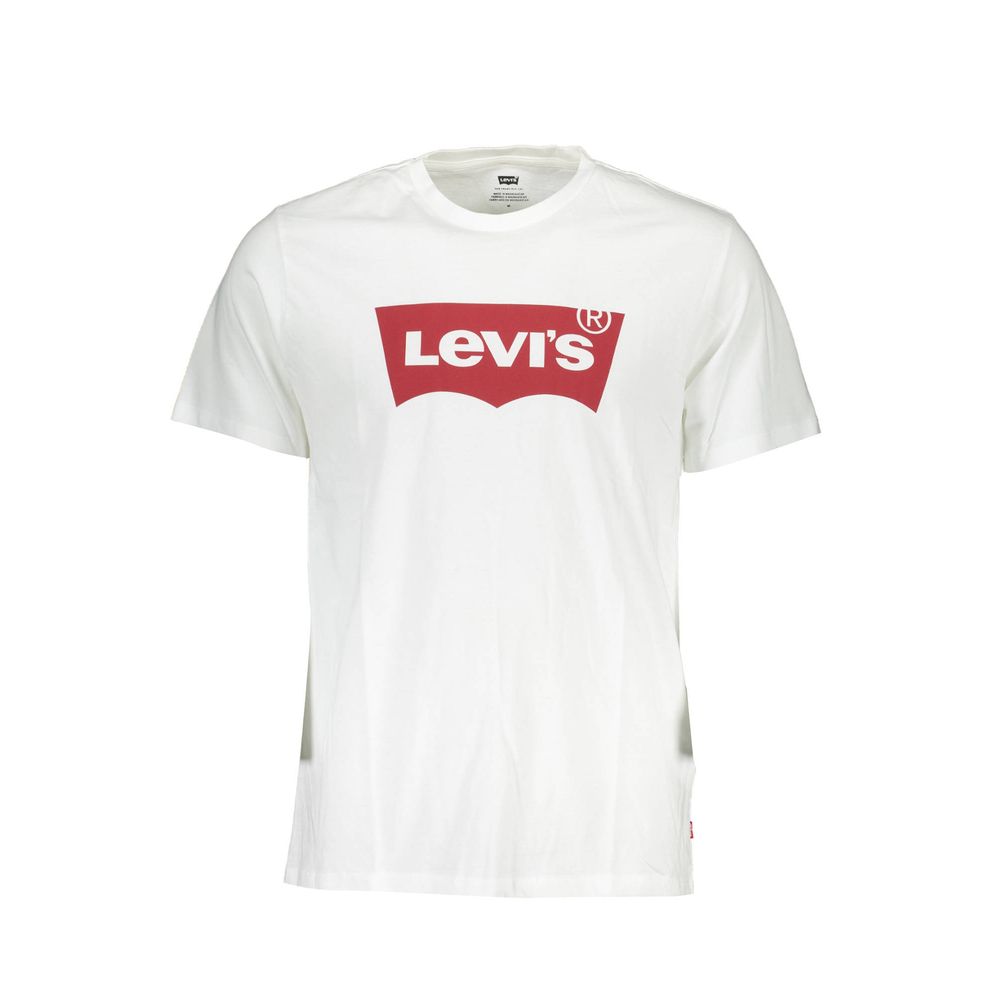 White Cotton Men's T-Shirt - ventzia