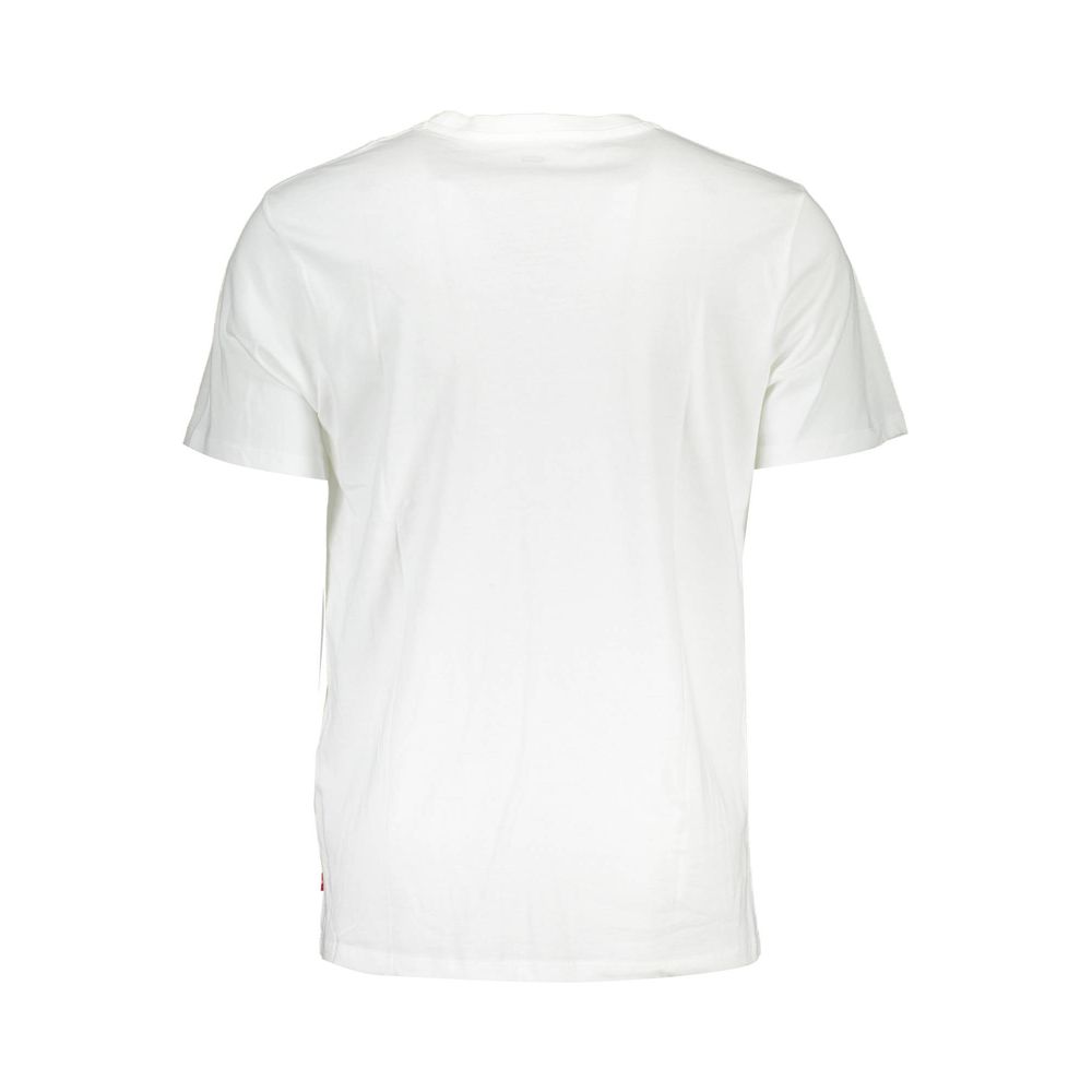 White Cotton Men's T-Shirt - ventzia