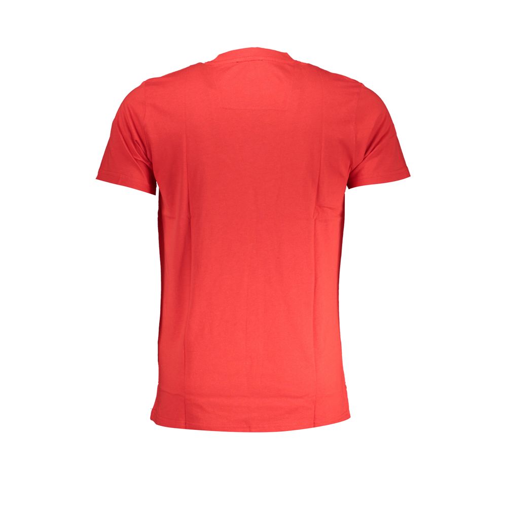 Red Cotton Men T-Shirt - ventzia