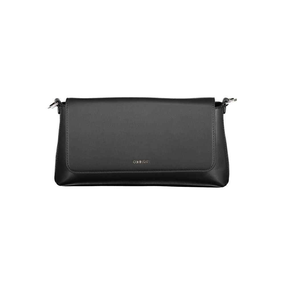 Black Polyester Women Handbag - ventzia