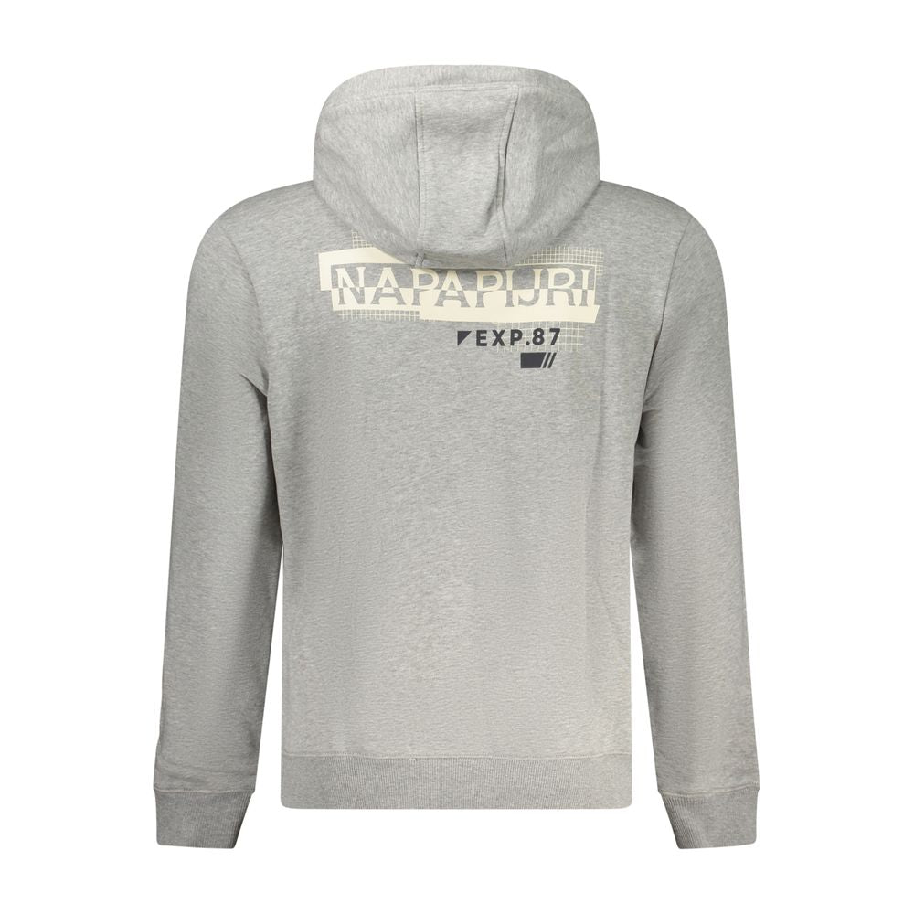 Grigio Cotton Men's Hoodie - ventzia