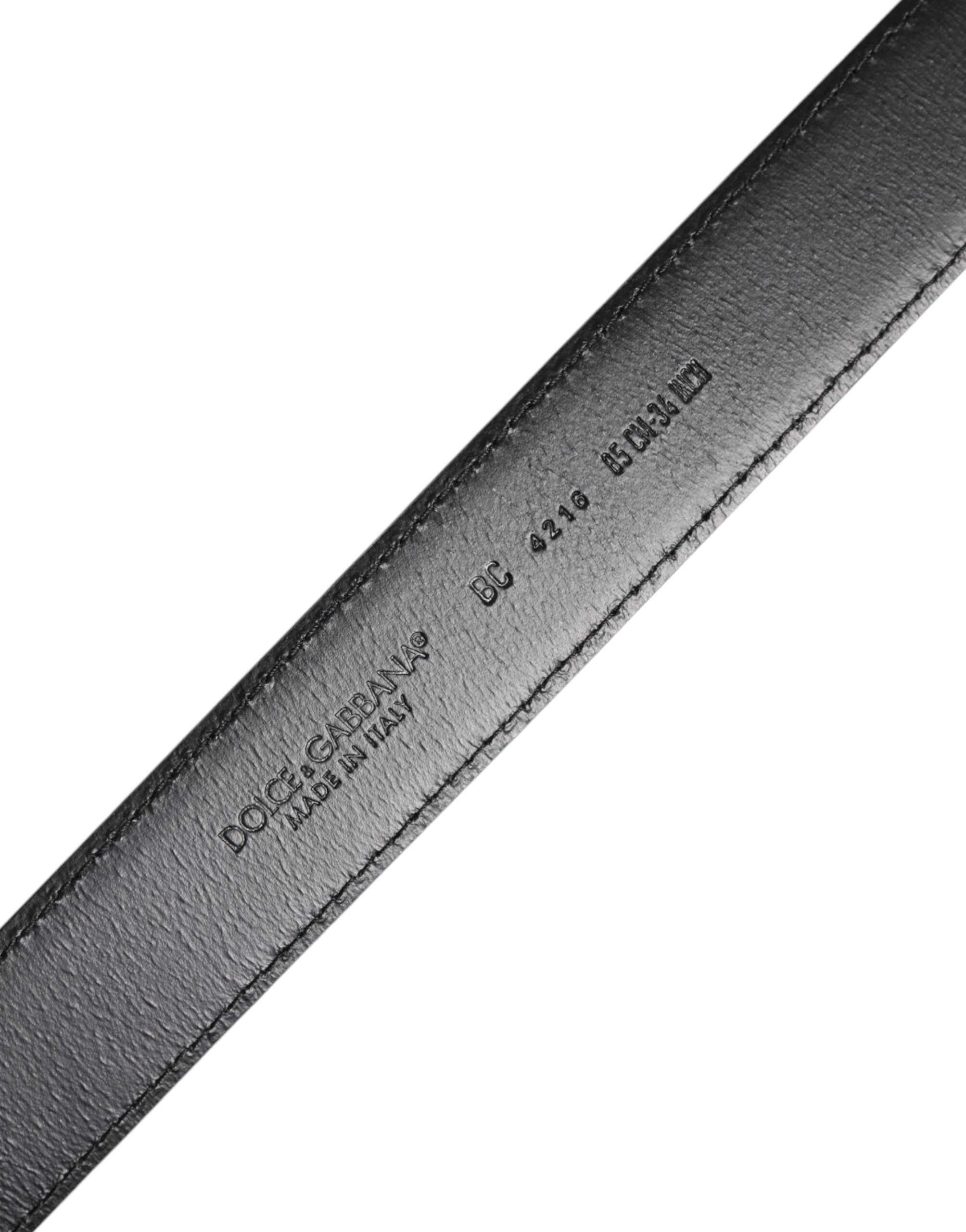 Brown Classic Calf Leather Silver Buckle Belt - ventzia