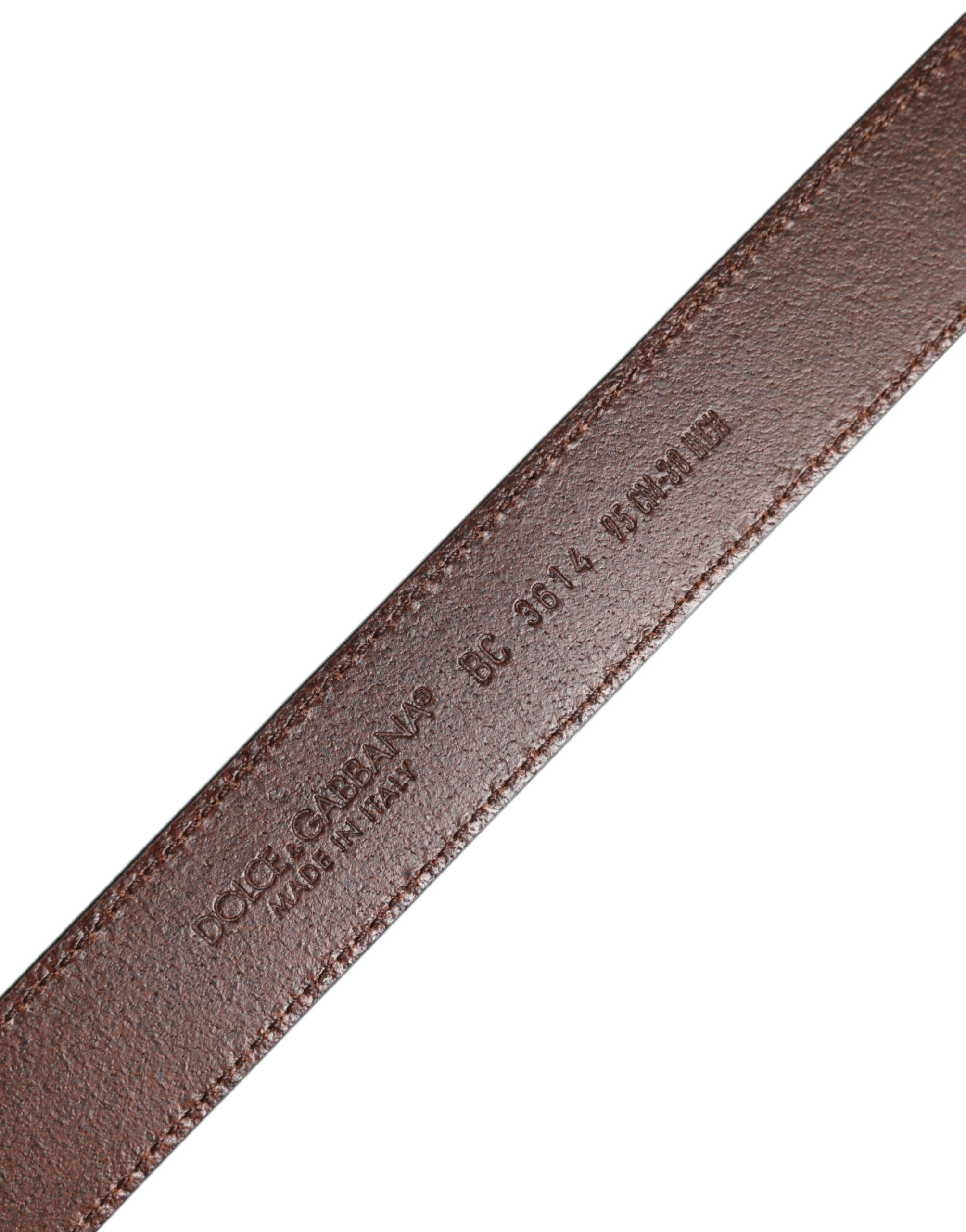 Green Classic Leather Metal Buckle Belt - ventzia