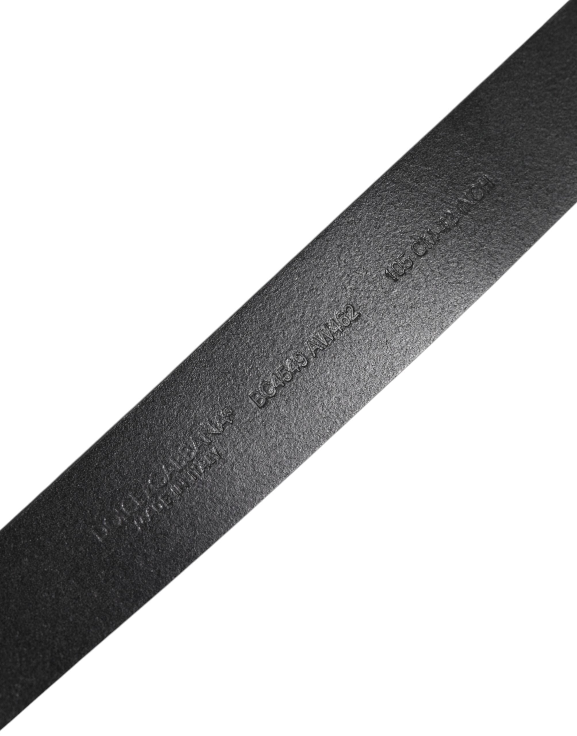 Black Classic Leather Metal Buckle Belt - ventzia