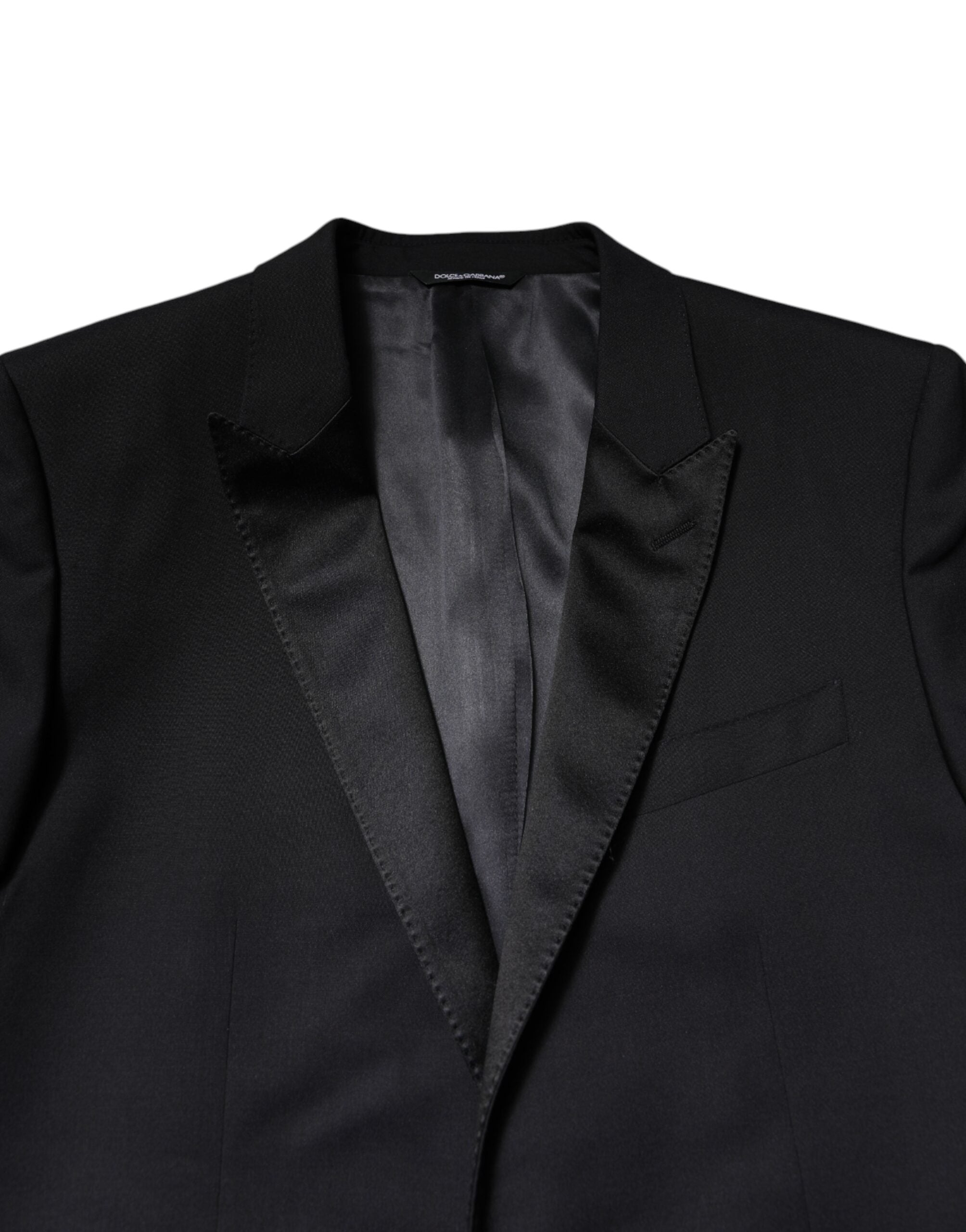 Dark Blue MARTINI Wool Suit 2 Piece Jacket - ventzia