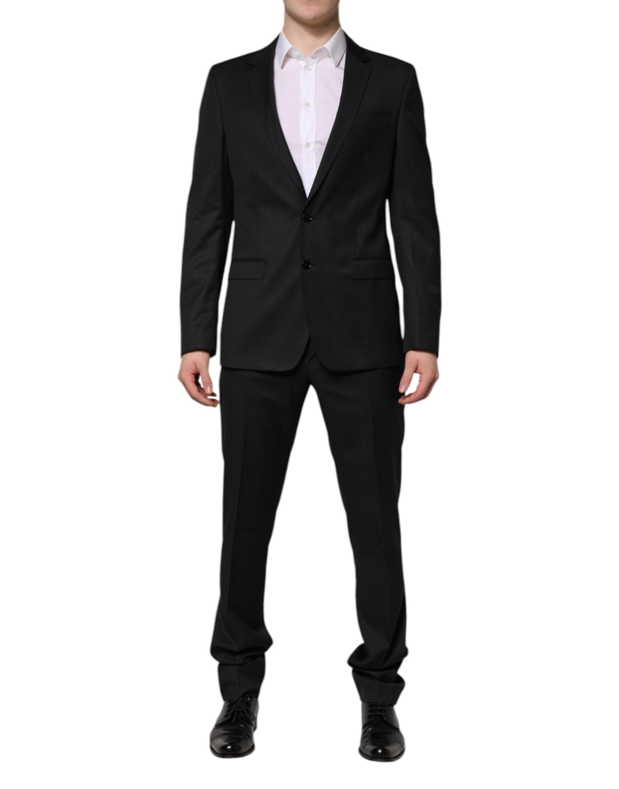Dark Gray MARTINI 2 Pc Single Breasted Suit - ventzia