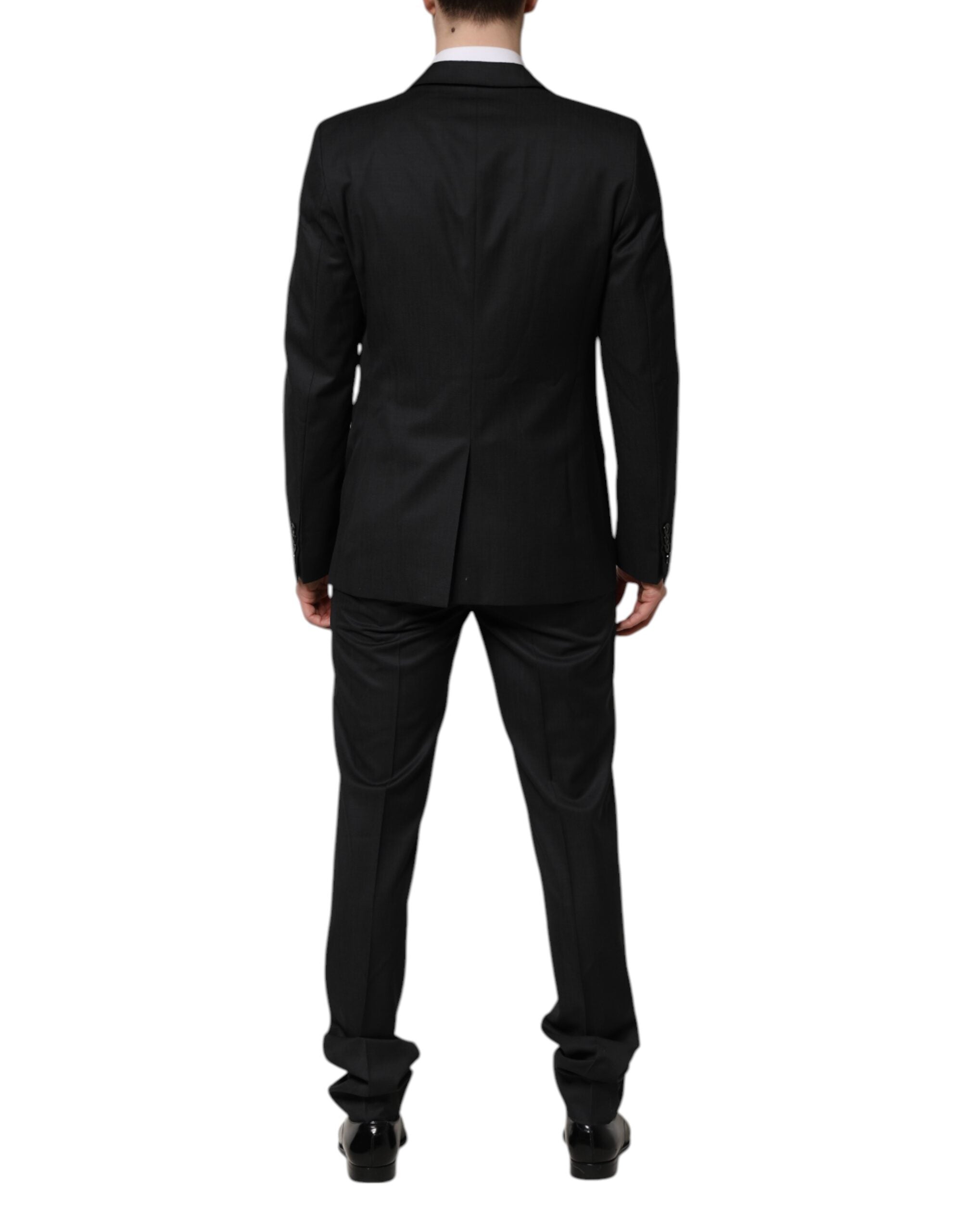 Dark Gray MARTINI 2 Pc Single Breasted Suit - ventzia