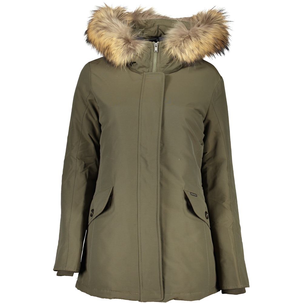 Green Cotton Jackets & Coat - ventzia