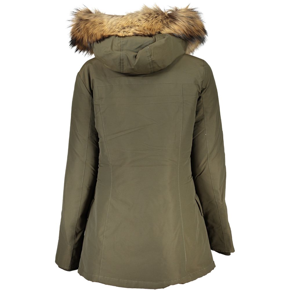 Green Cotton Jackets & Coat - ventzia